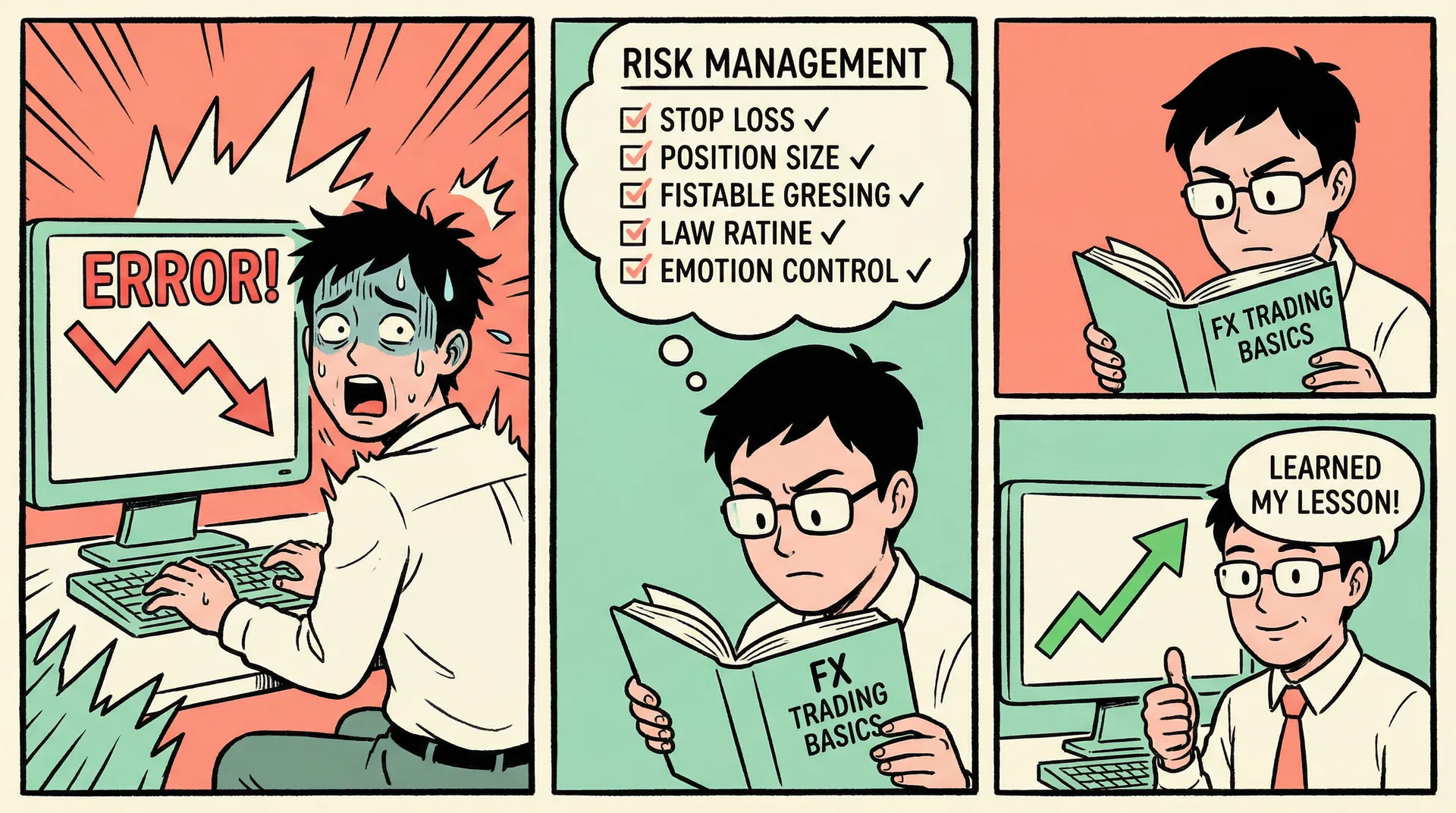 マンガで学ぶ！リスク管理の極意と勝率アップ術