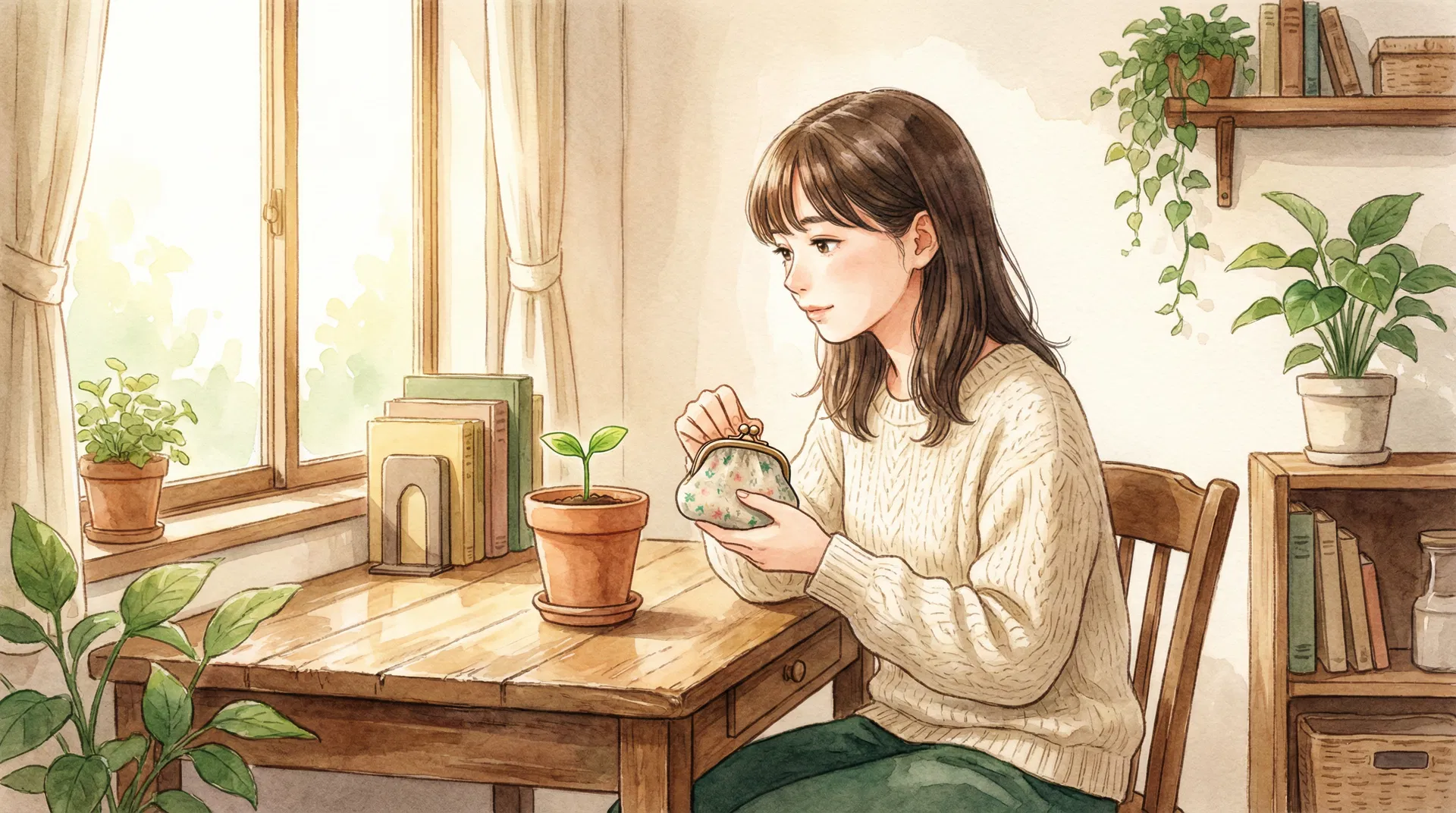 未来の自分へ、小さな贈り物。月々1,000円から始める「森のささやき投資術」へようこそ。