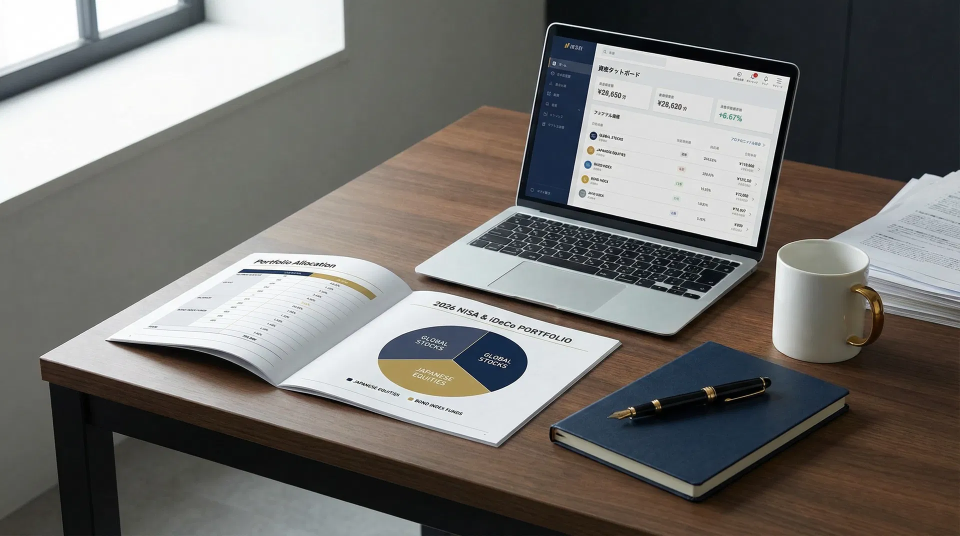 【2026年版】自分年金2000万へのロードマップ!NISA・iDeCoポートフォリオ具体例