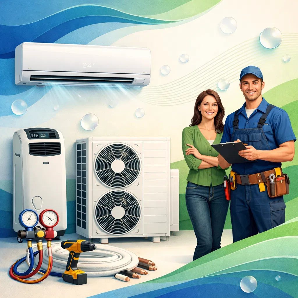 Instalação de ar-condicionado