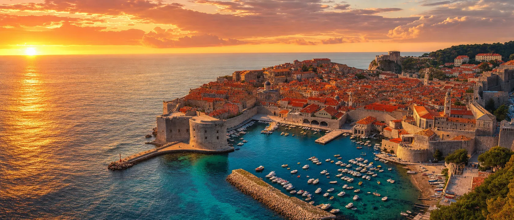 Dubrovnik al atardecer