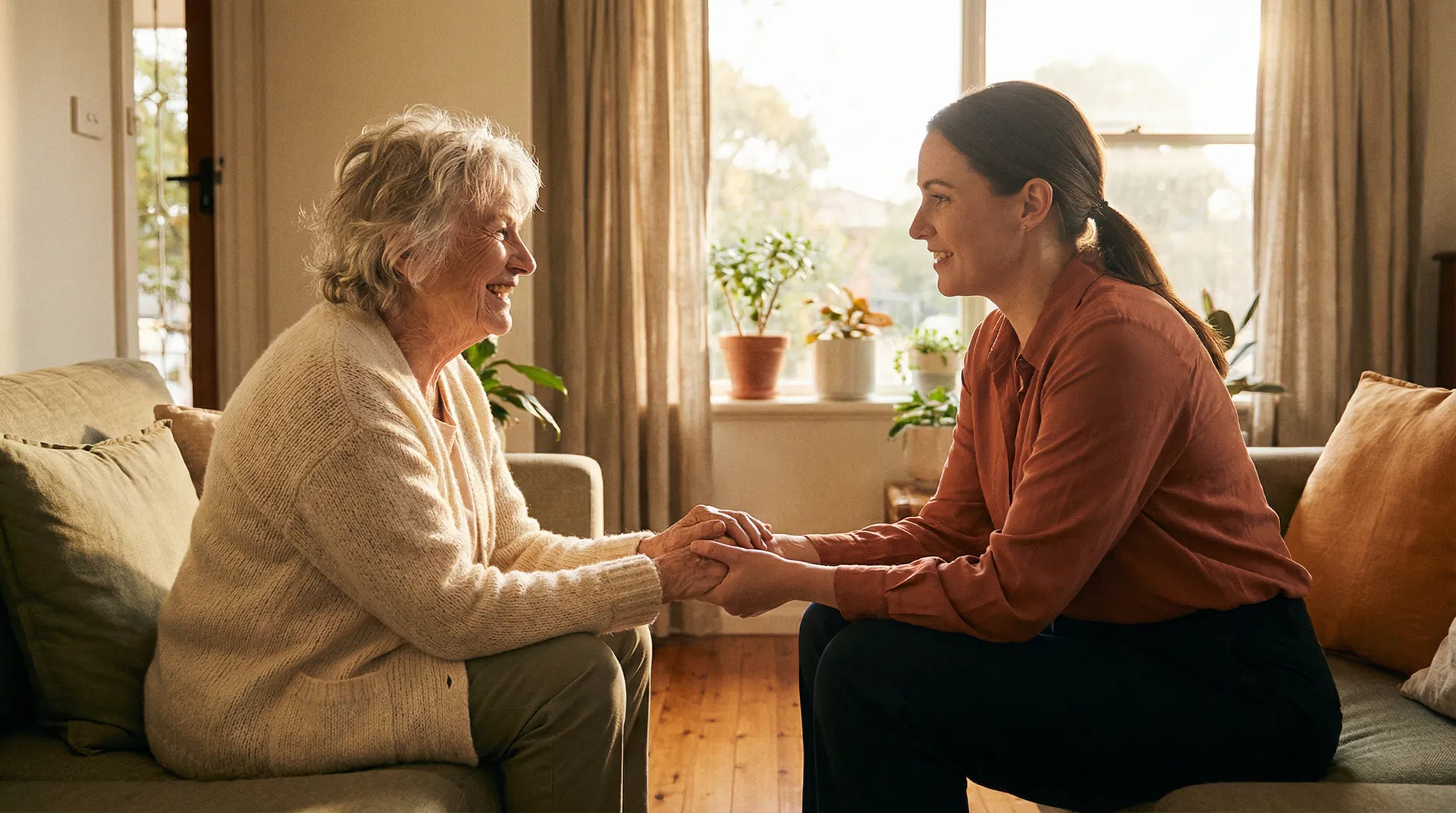 Fambulcare support worker with participant
