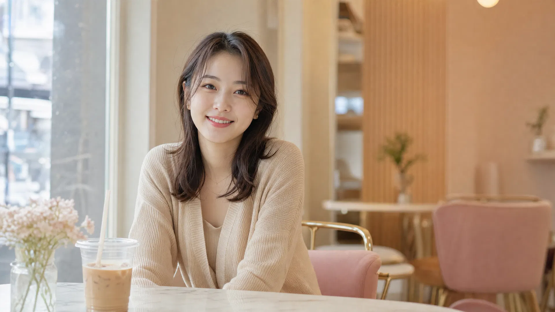 笑顔の女の子