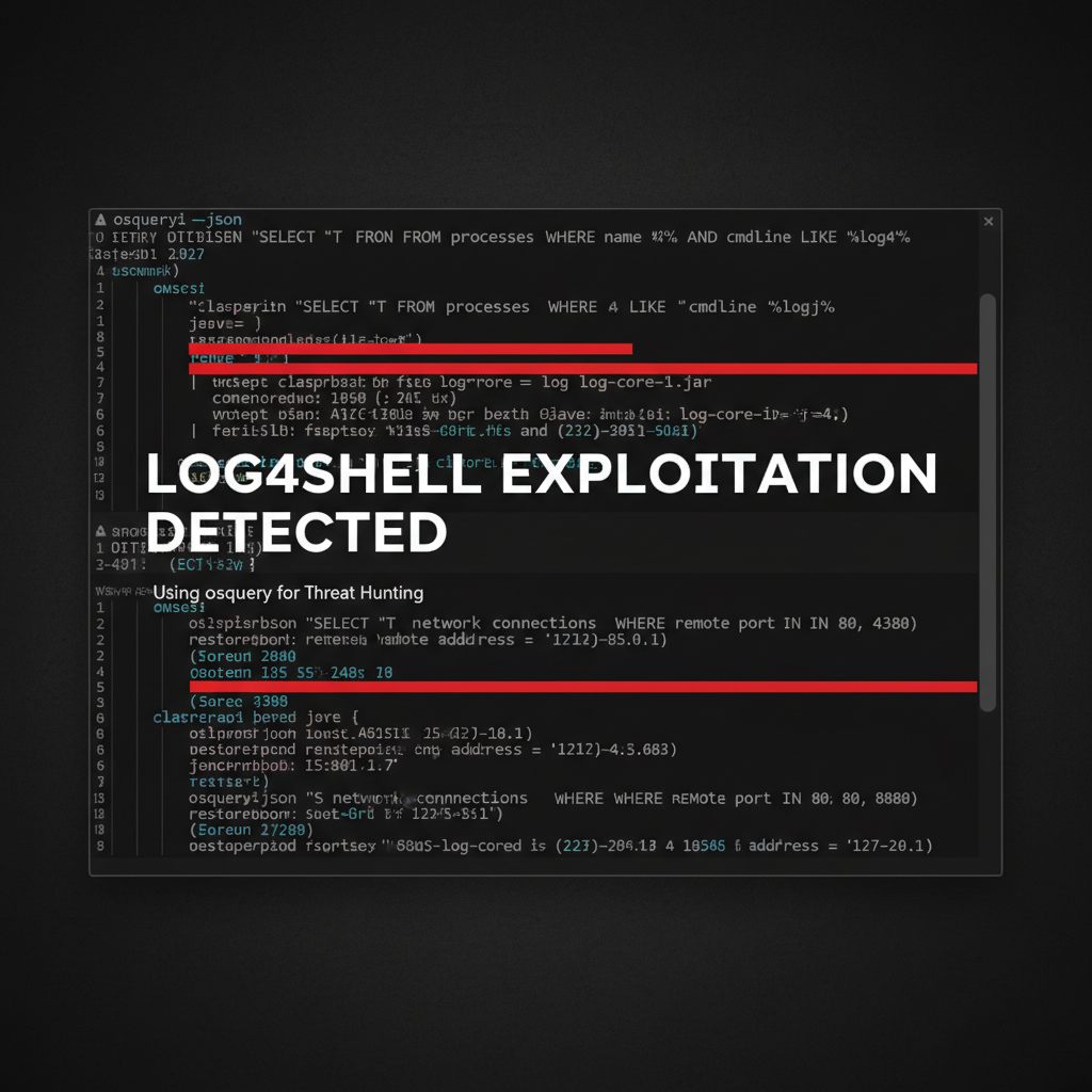 Log4j Backdoor Detection: Osquery Endpoint Telemetry Guide