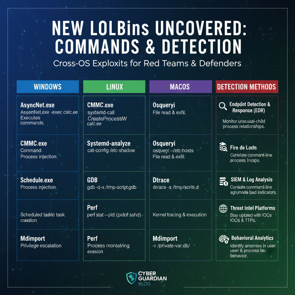 LOLBins 2026: New Living-off-the-Land Binaries & Scripts