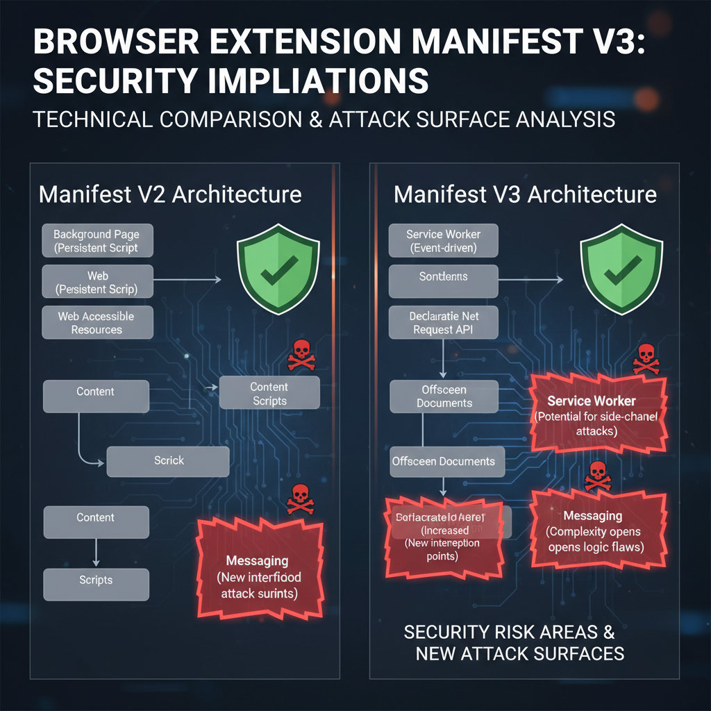 Manifest V3 Browser Extension Security Analysis