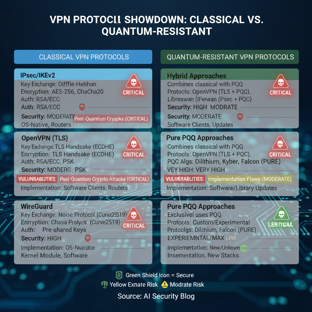 Post-Quantum VPN Security: Analyzing Quantum-Resistant Protocols