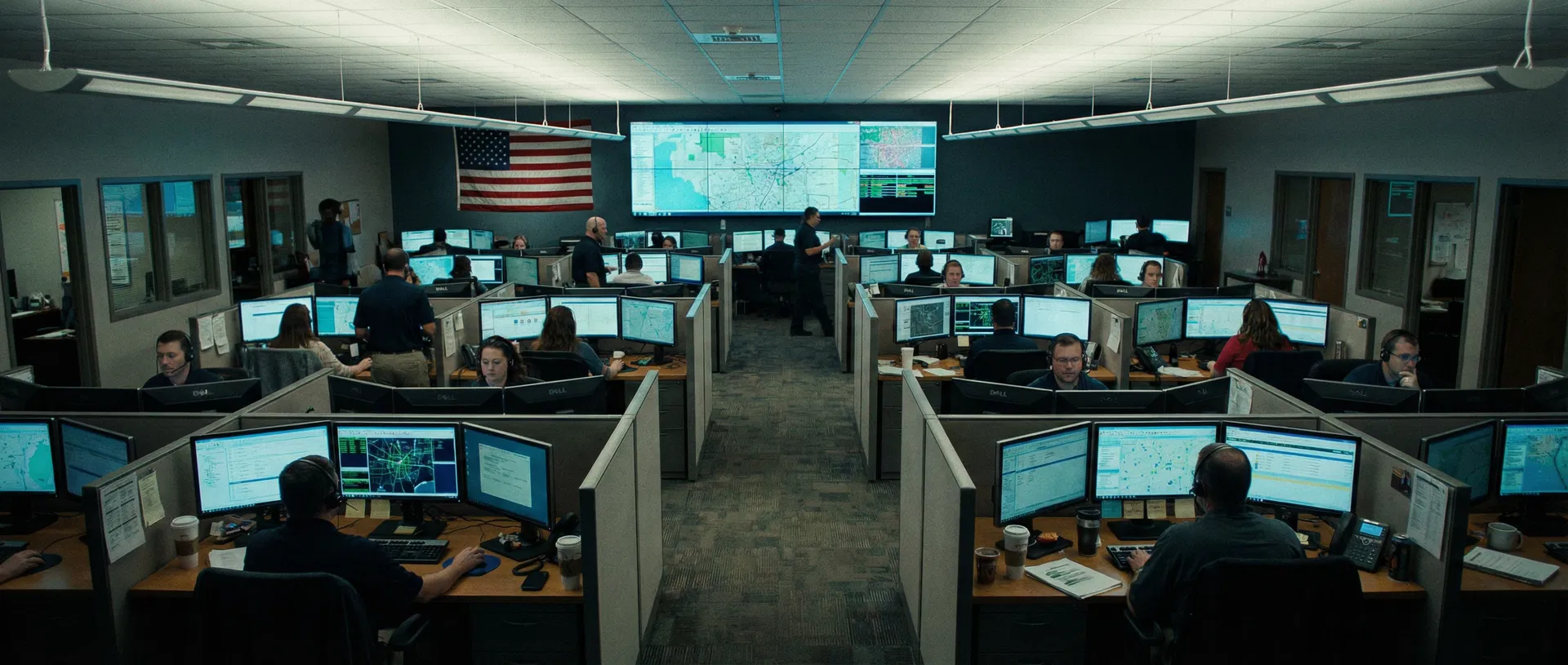 Inside a 911 dispatch center