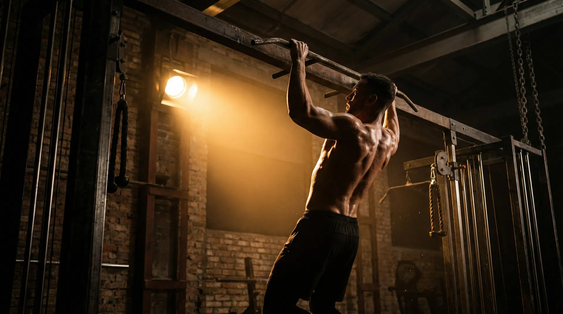 Silhouette of athlete