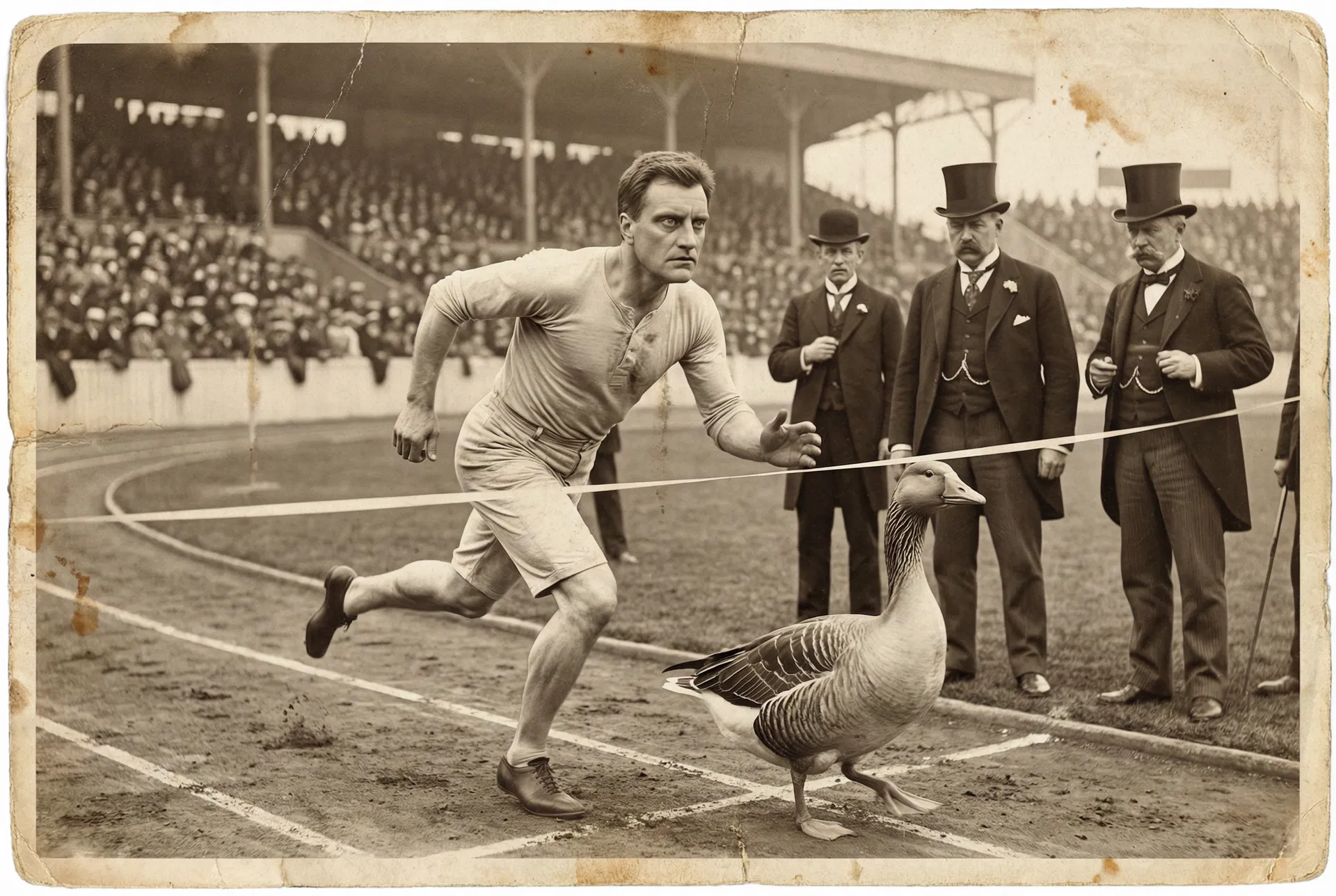 The Goose at the Finish Line