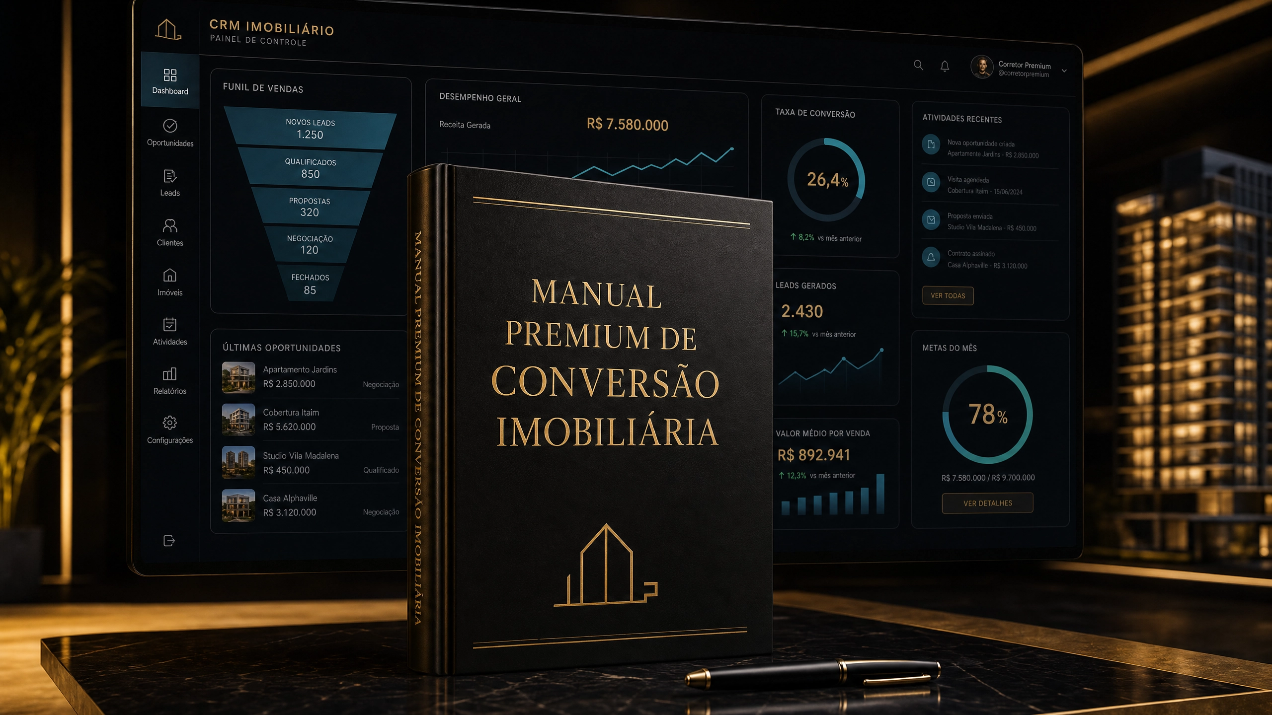 Manual Premium de Conversão Imobiliária - Playbook Operacional