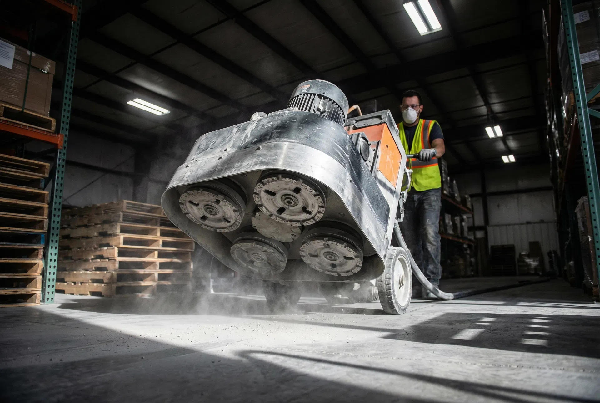 Why Diamond Grinding Is the Only Way to Properly Prepare a Concrete Floor