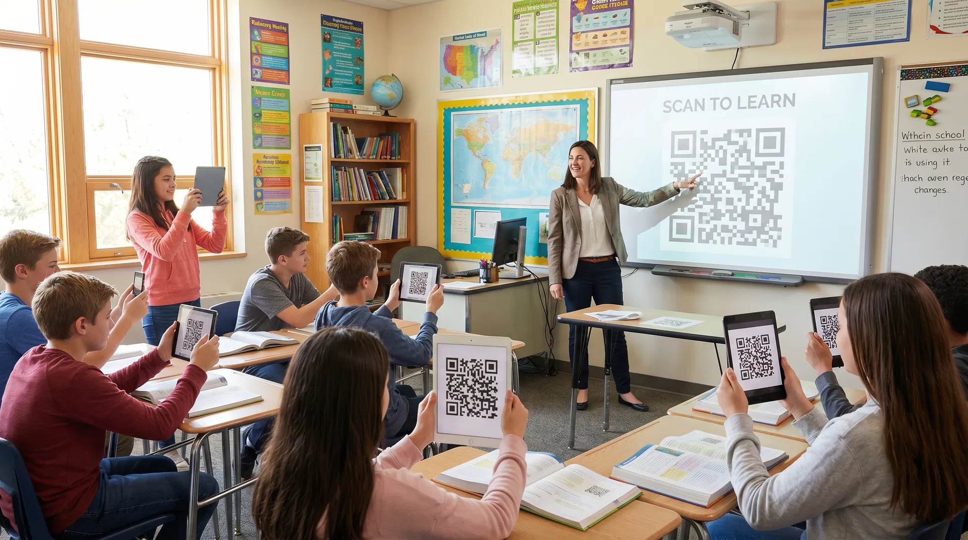 Códigos QR en Educación: Transformando el Aula en un Espacio Interactivo