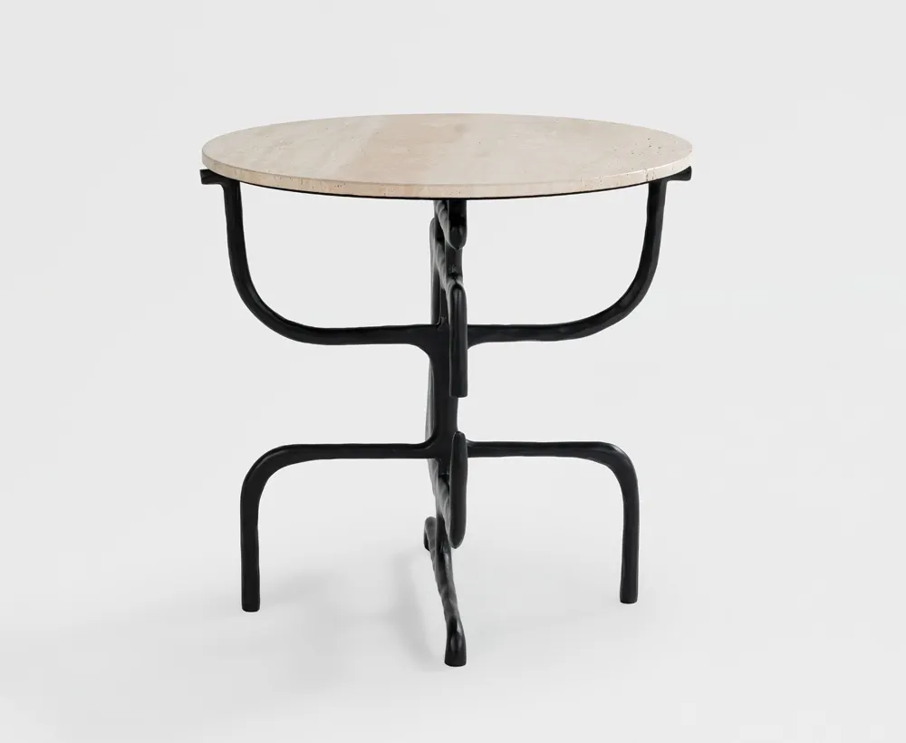 Rook side table-beige