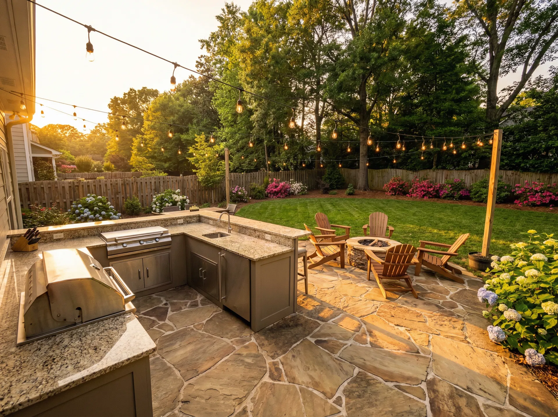 Outdoor Kitchen & Patio Build