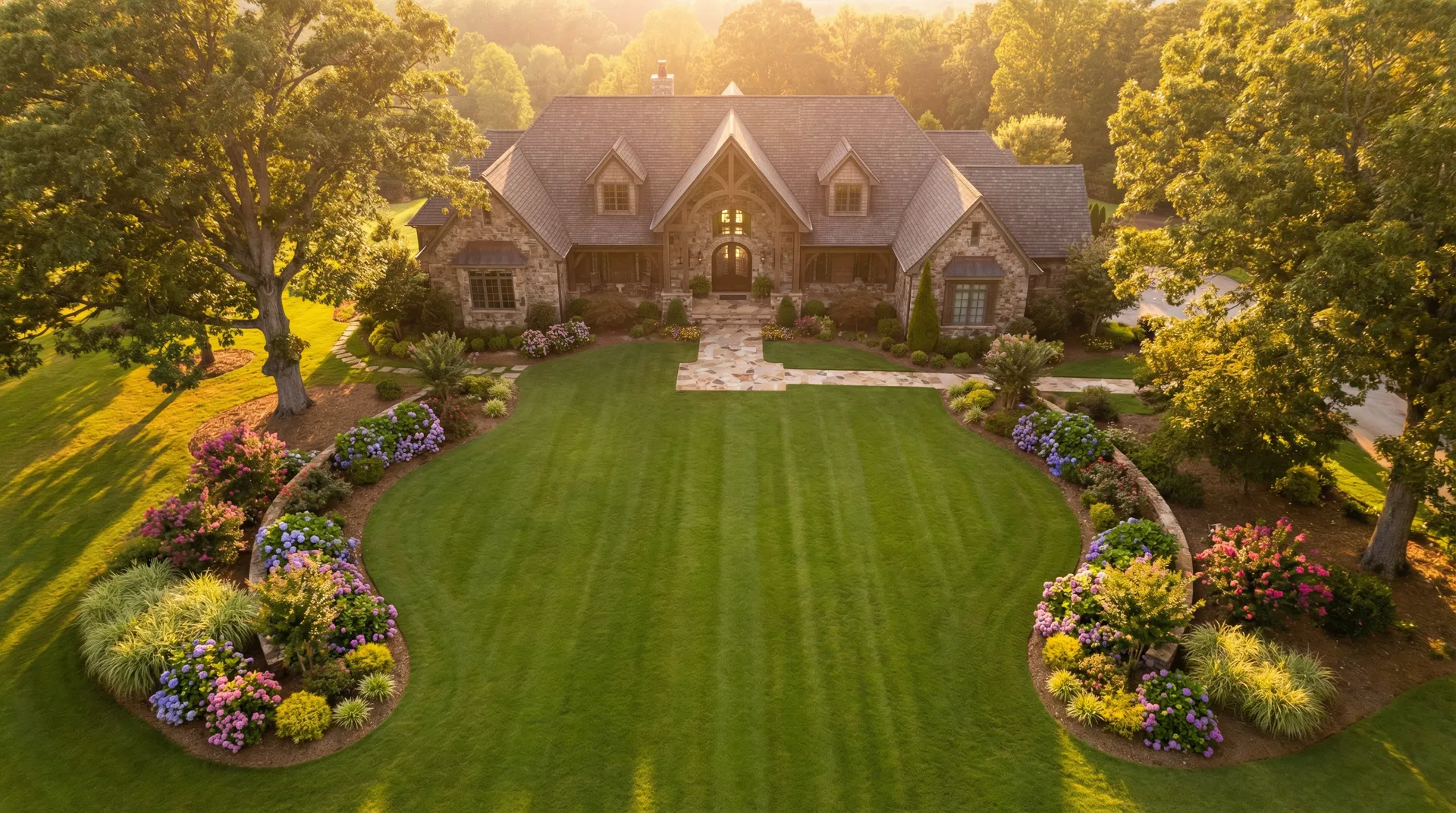 Luxury landscaped home in Triangle NC