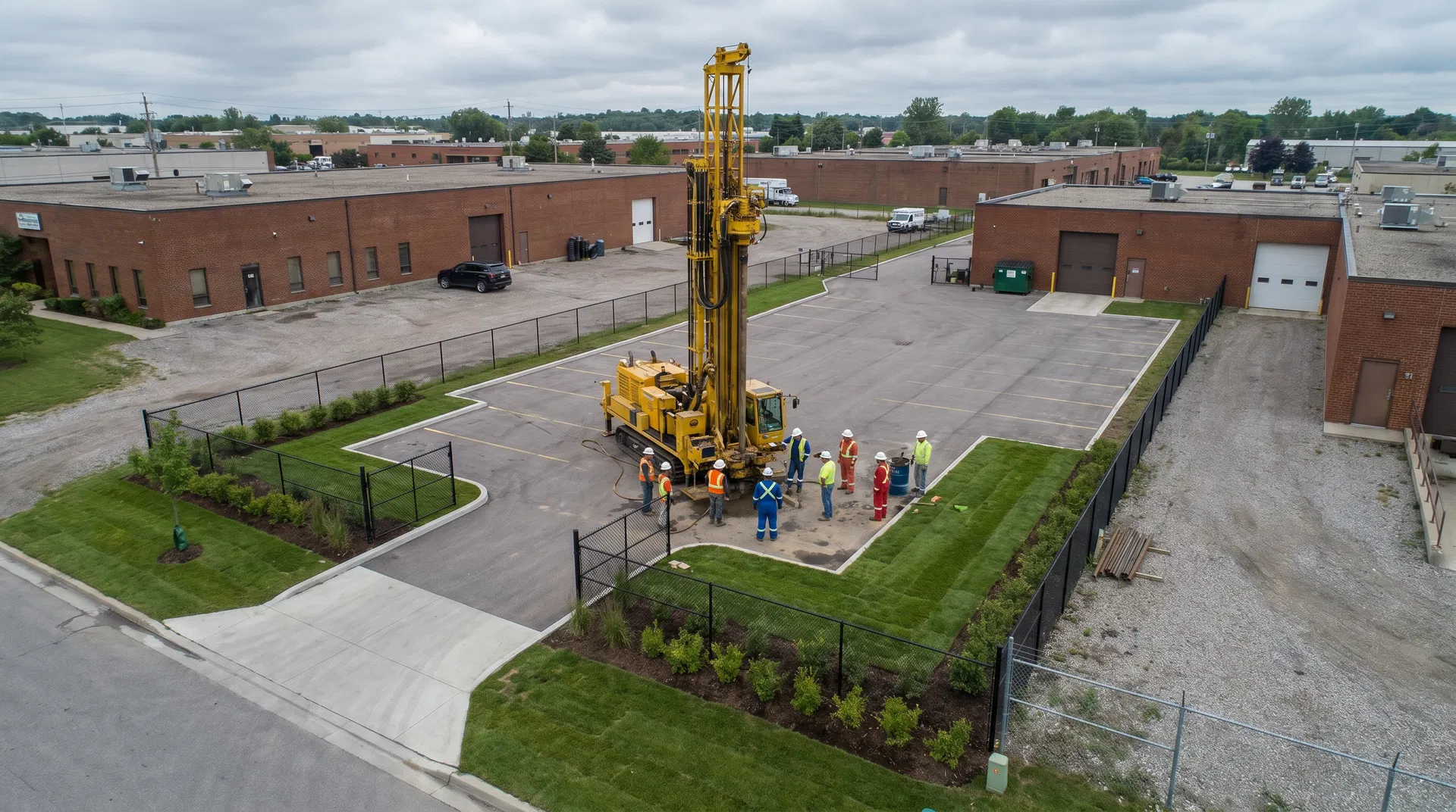 Environmental drilling operation