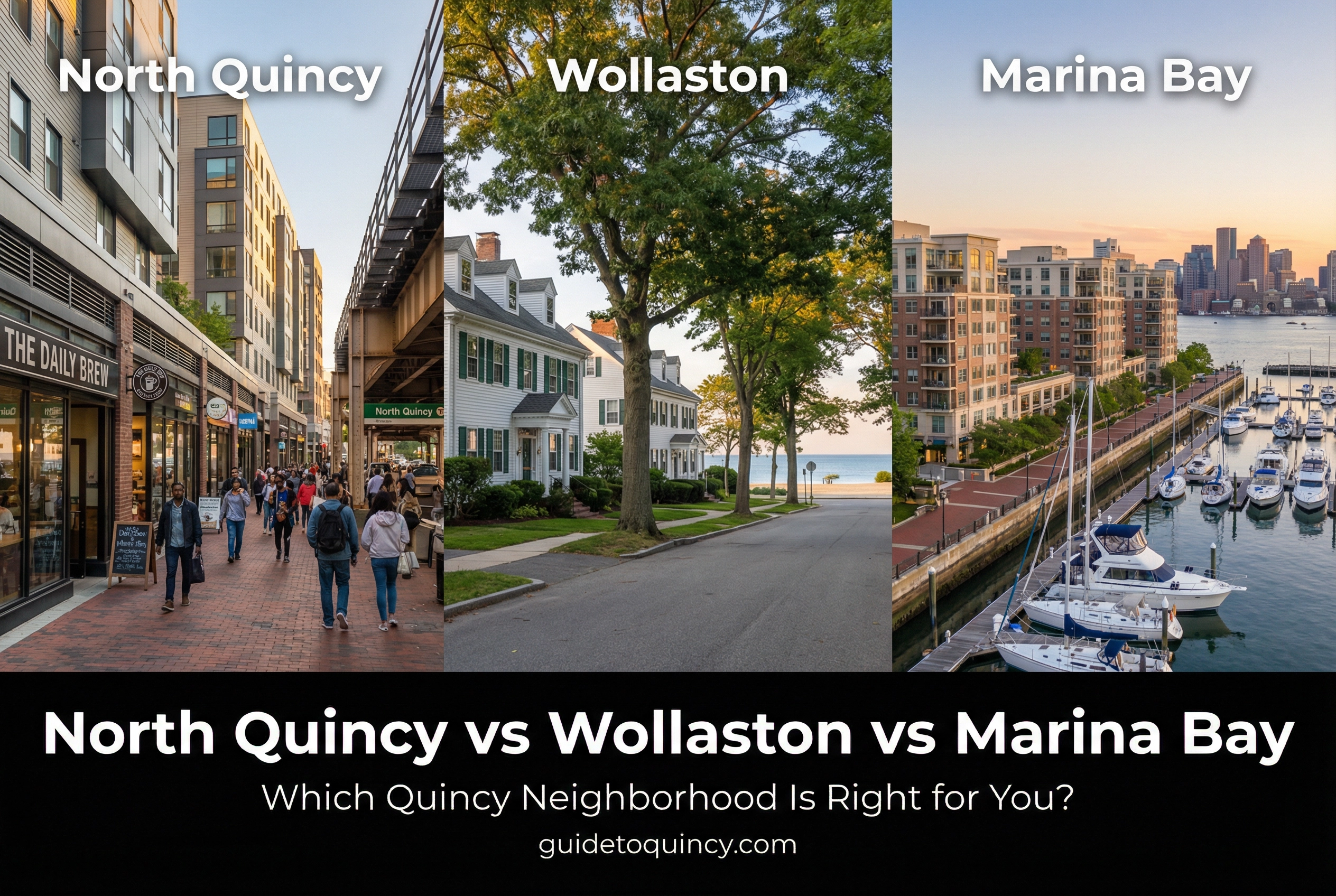 North Quincy vs Wollaston vs Marina Bay: Which Area Is Right for You?