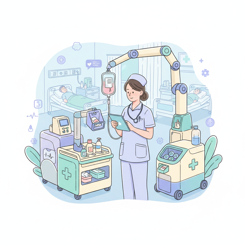 機械化・自動化が進む医療現場で新人看護師が知るべき安全管理のポイント