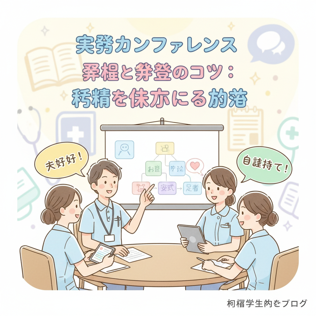 実習カンファレンスの準備と発表のコツ：緊張を味方にする方法