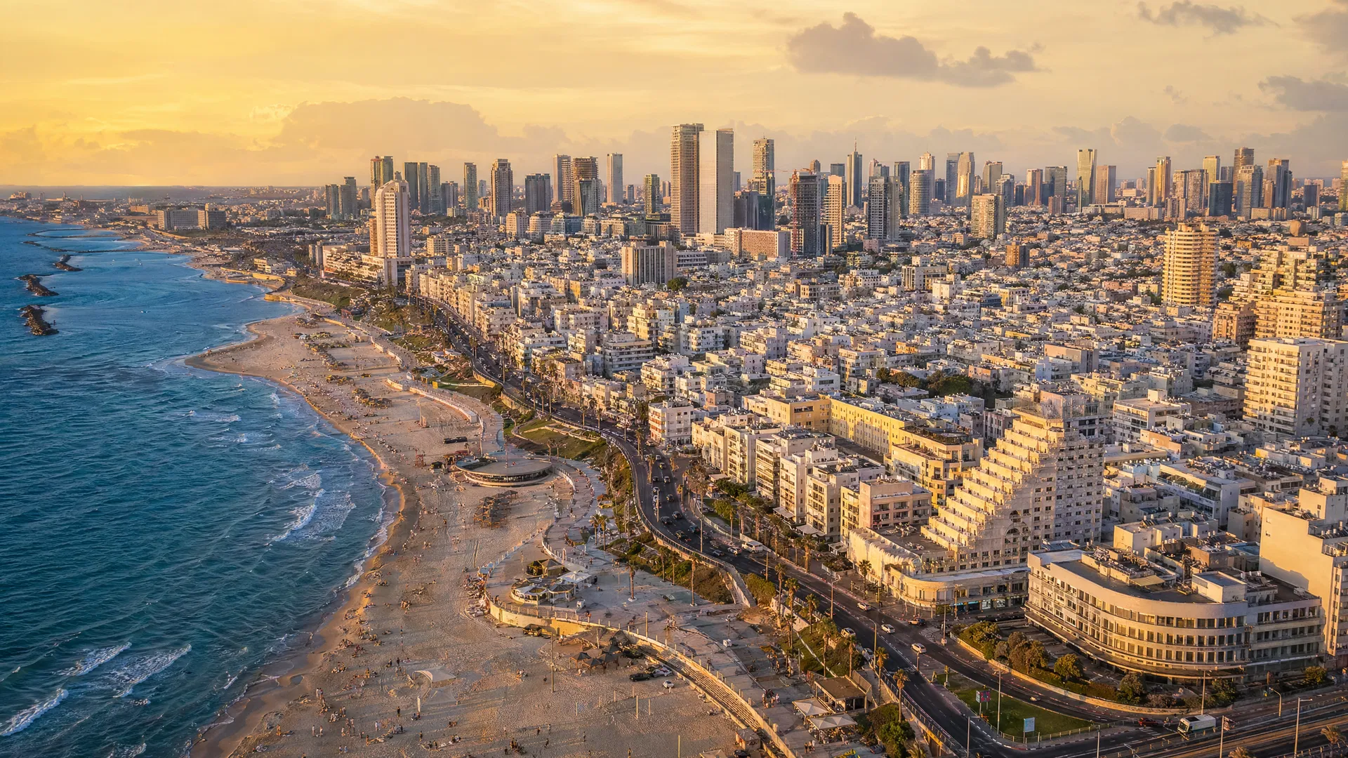 Tel Aviv coastline