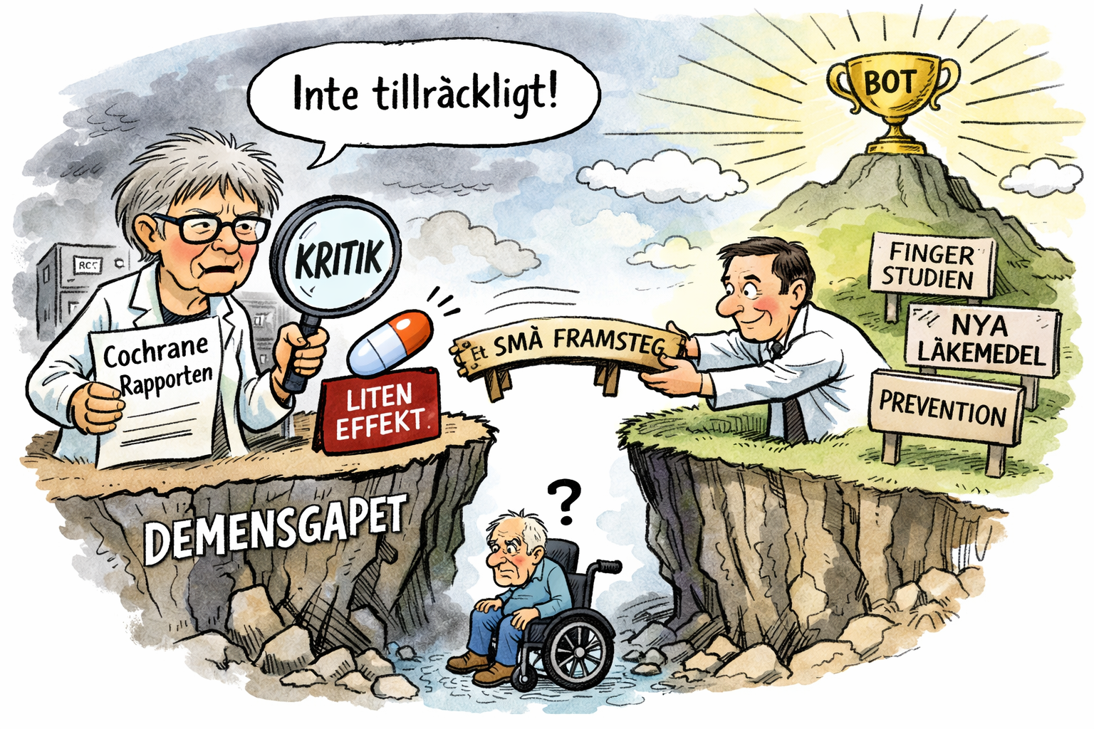 Två parallella konflikter i demensforskningen