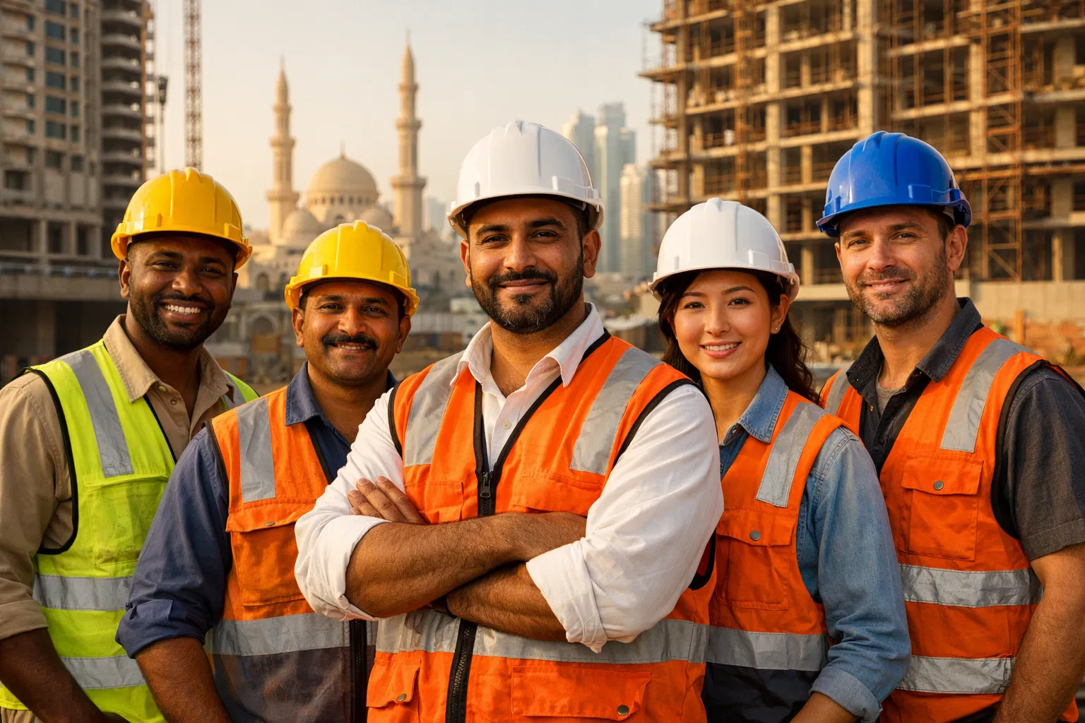 Construction team
