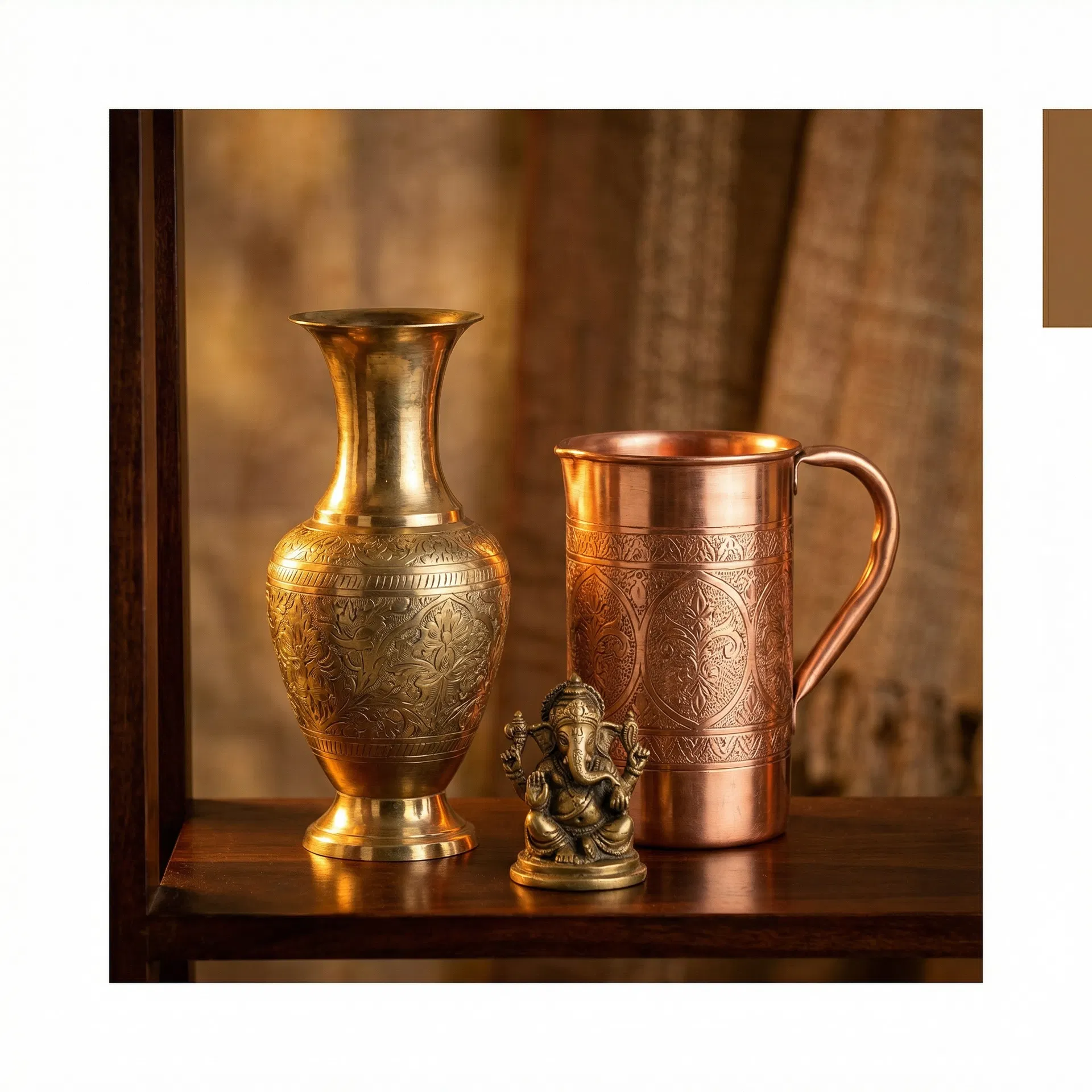 Brass & Copper Home Decor Items