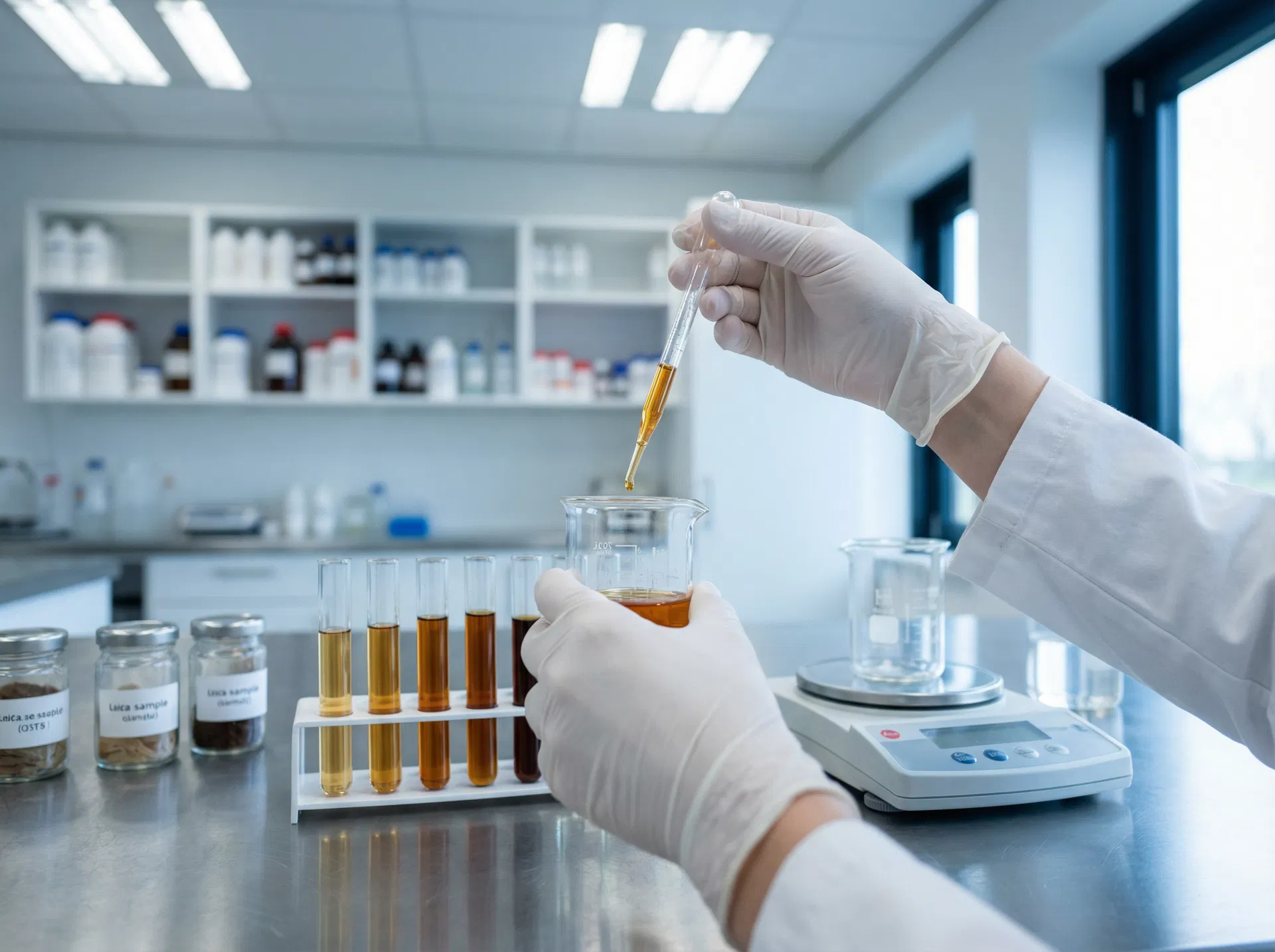 Color formulation and pigment analysis at Warsaw laboratory