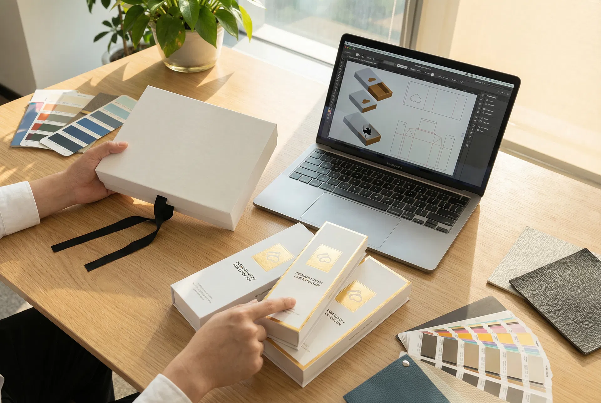 Custom packaging design and branding at RemyPatra Warsaw facility