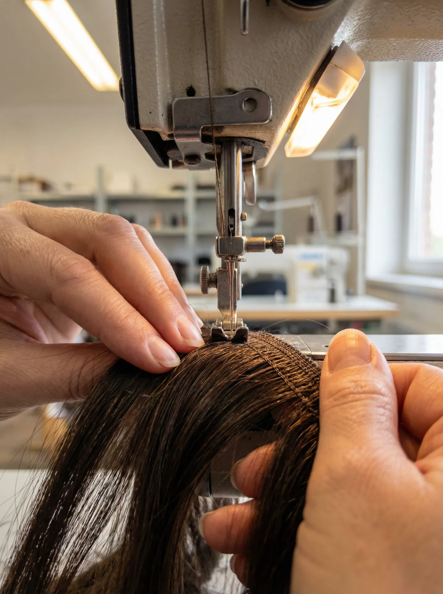 Precision weft sewing at RemyPatra Warsaw production facility