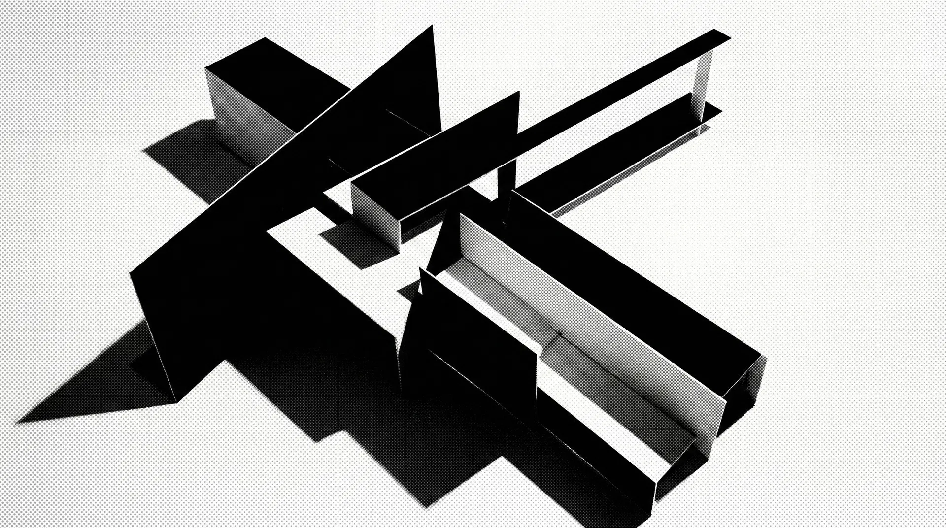 Abstract geometric composition