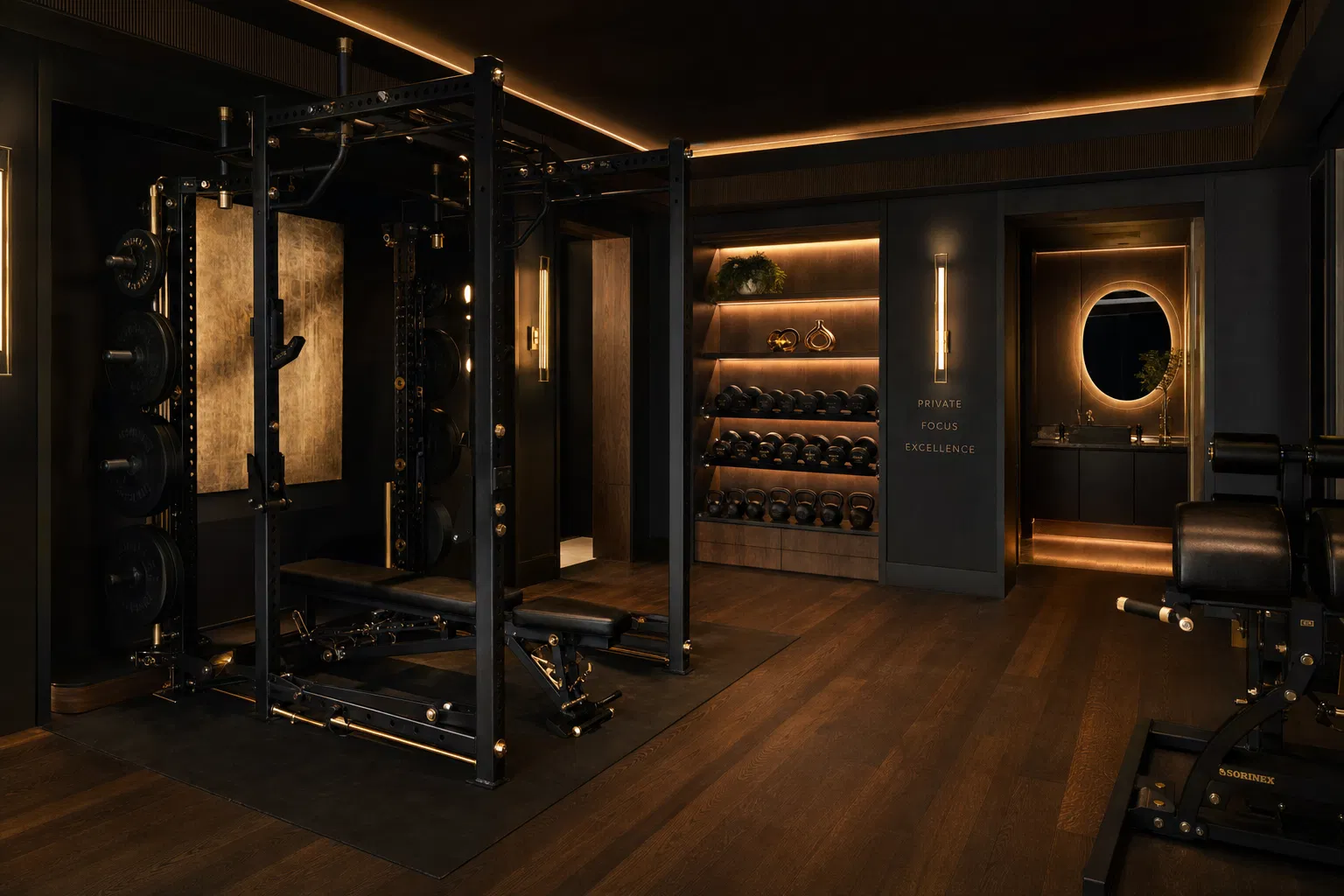 Private personal training studio at The Colosseum Charleston SC