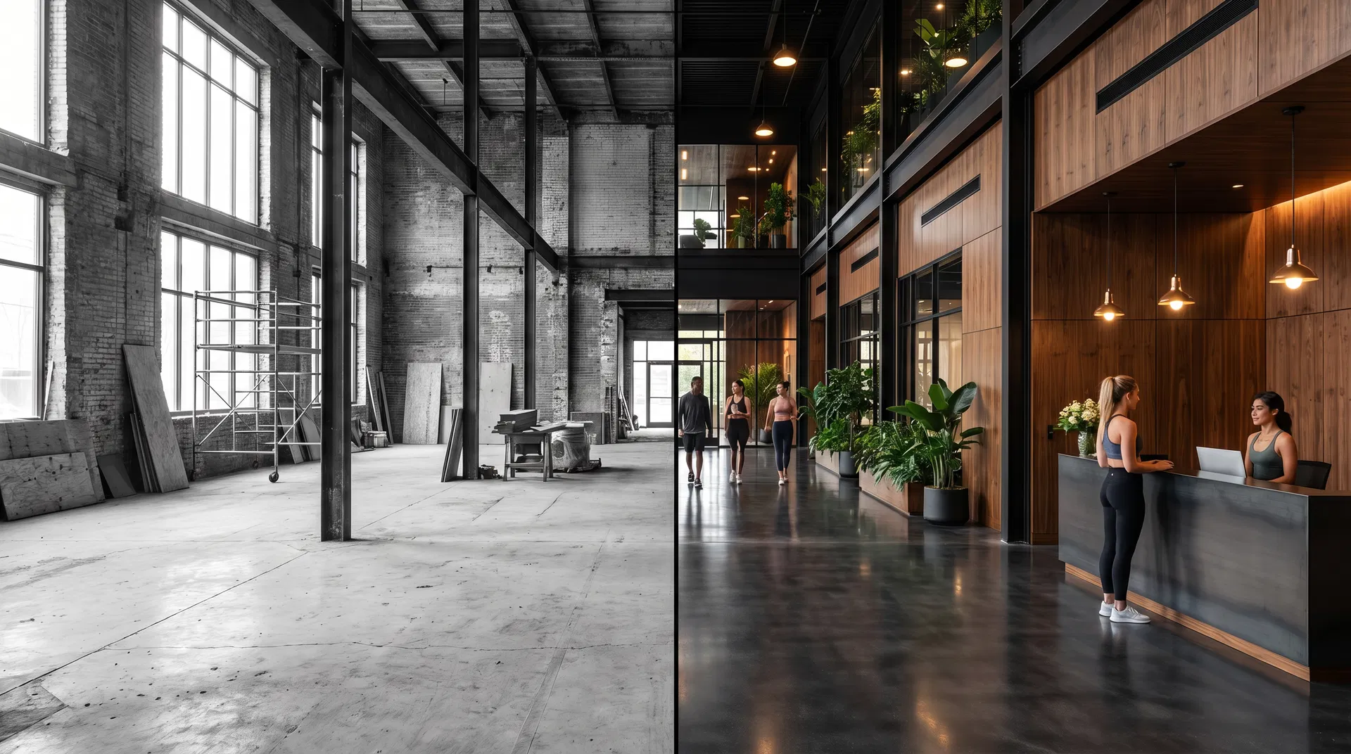 The Colosseum — from raw industrial site to luxury wellness campus