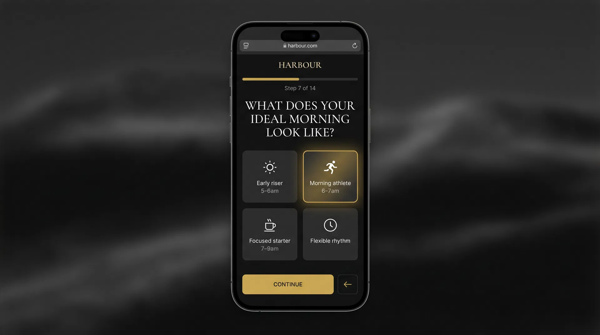 HARBOUR — 14-step lifestyle questionnaire