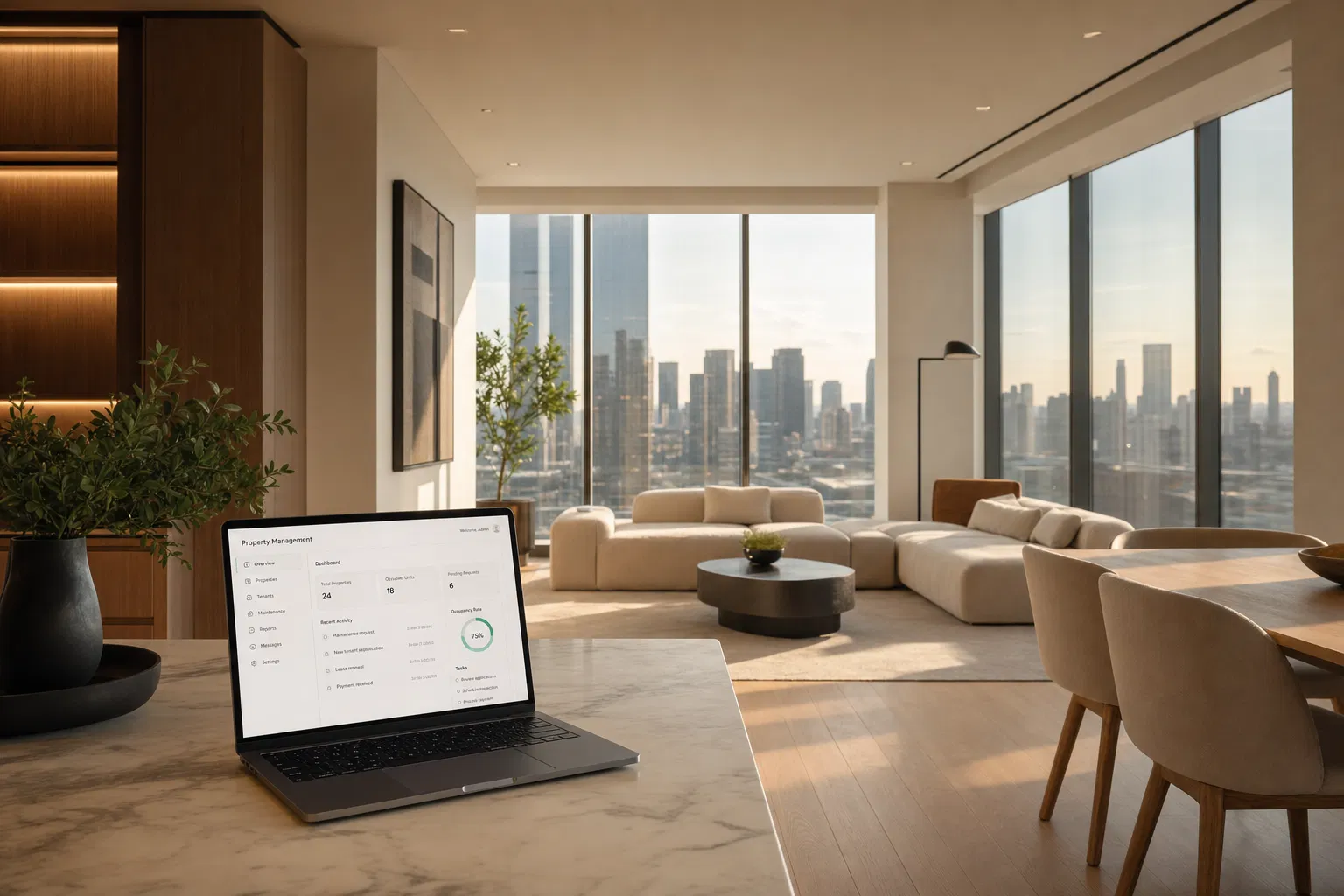 Modern property with Vesta AI platform