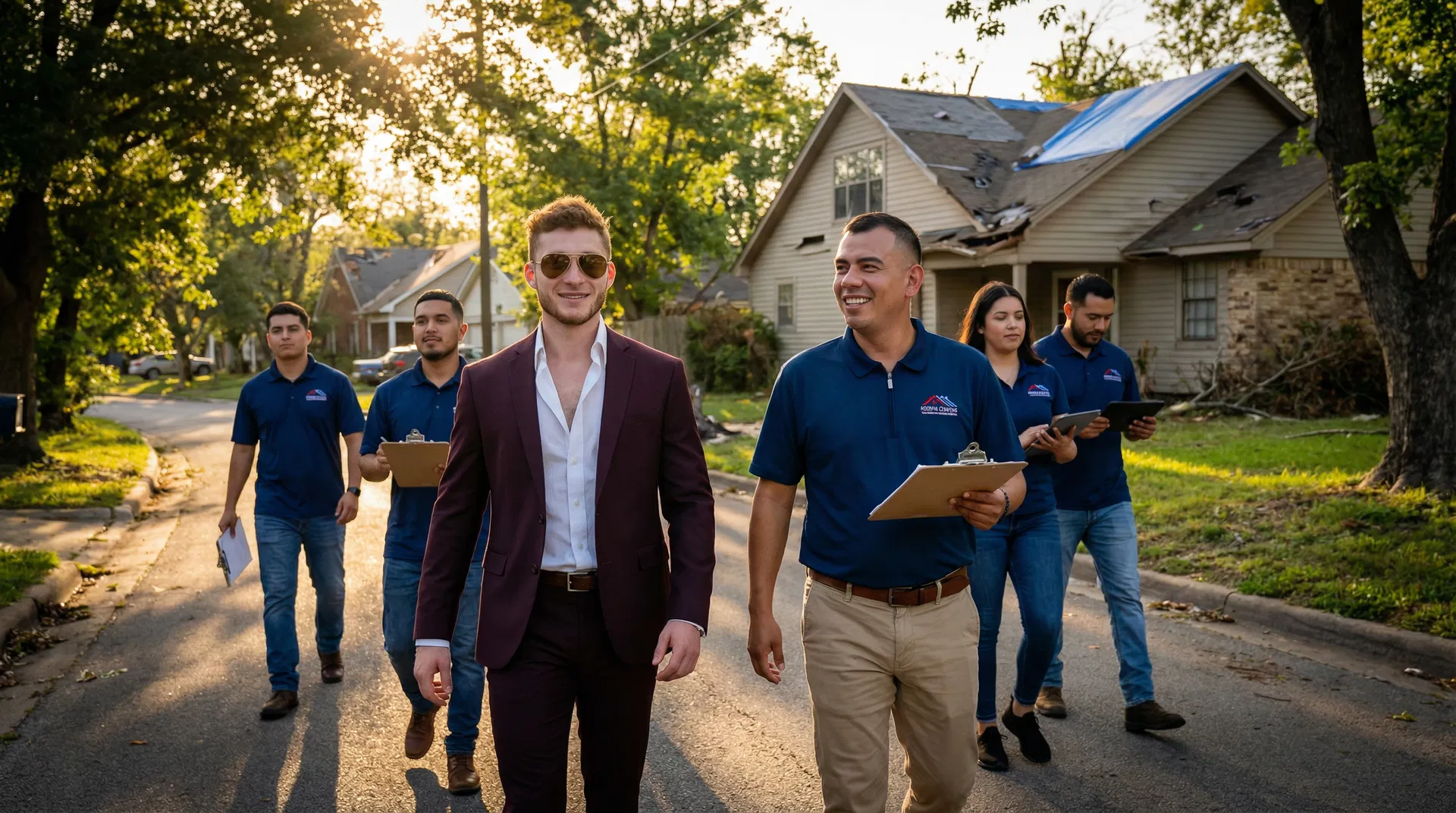 Canvassing team in the field