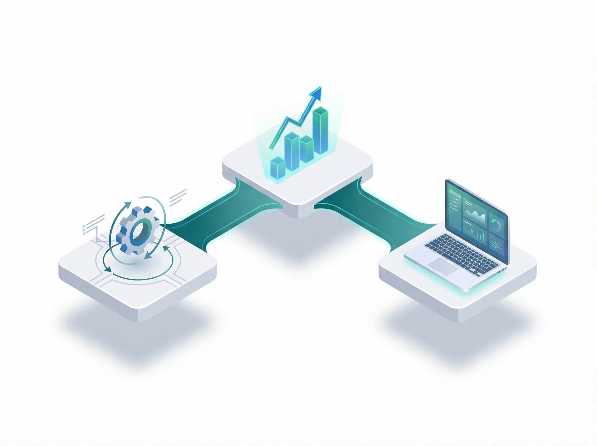 Business process automation illustration