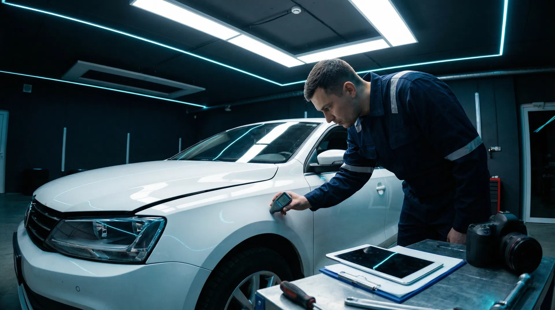 Professional vehicle reinspection