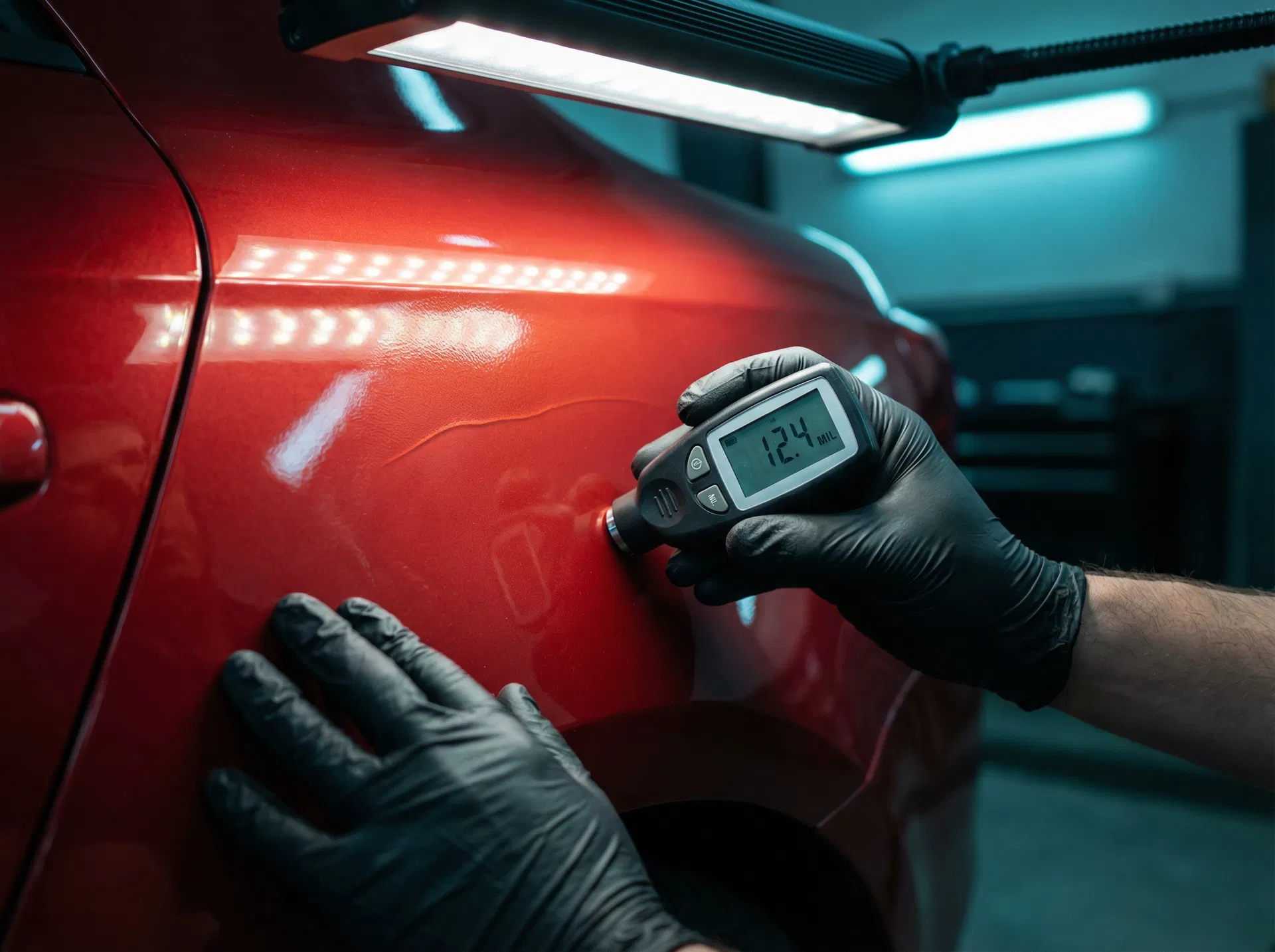 Paint thickness measurement