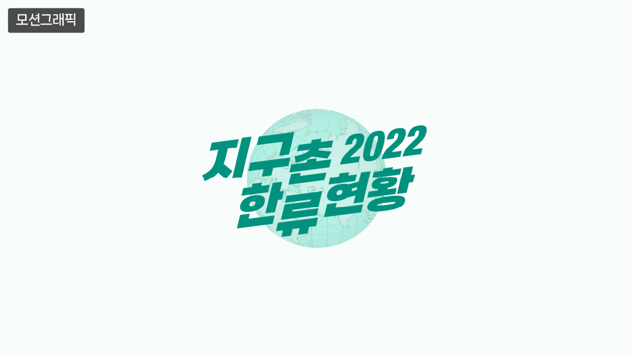 2022 지구촌 한류 현황 (모션그래픽 참여)