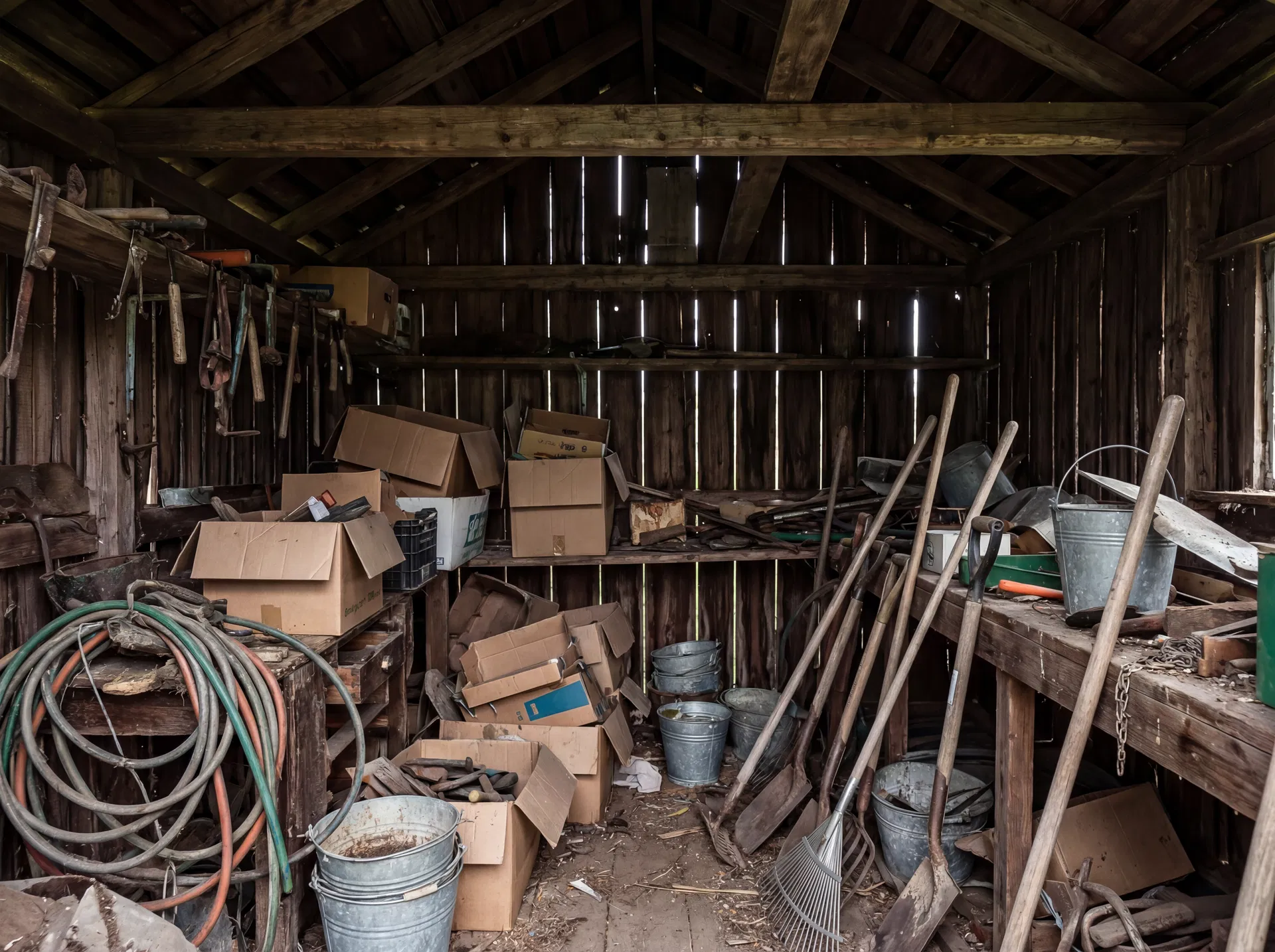 Before: Shed Removal - CLE Junk Removal Cleveland OH