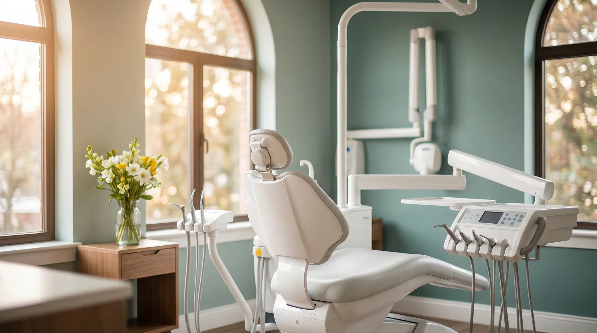 Modern dental clinic interior