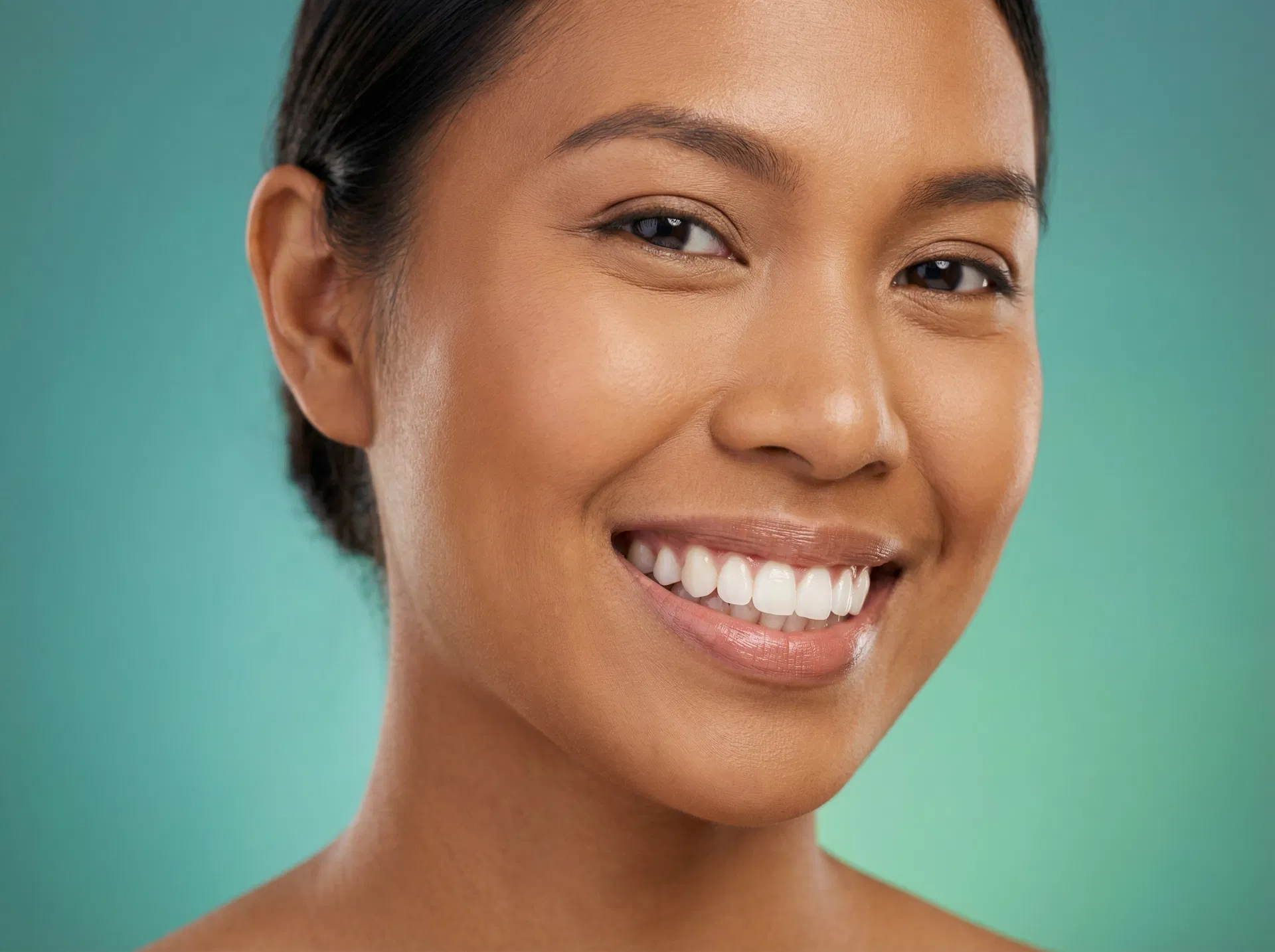 Beautiful confident smile