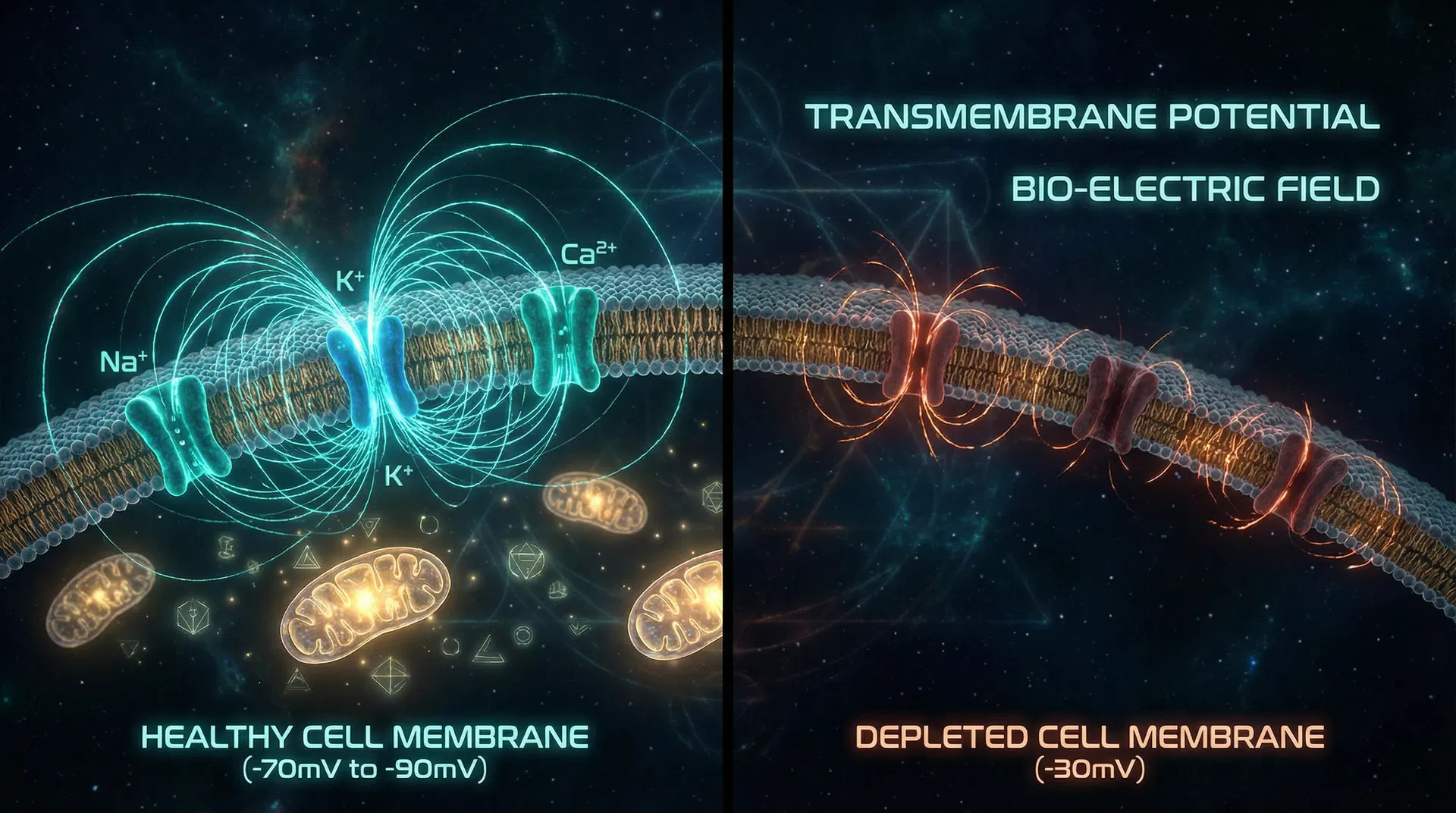 Cellular membrane voltage