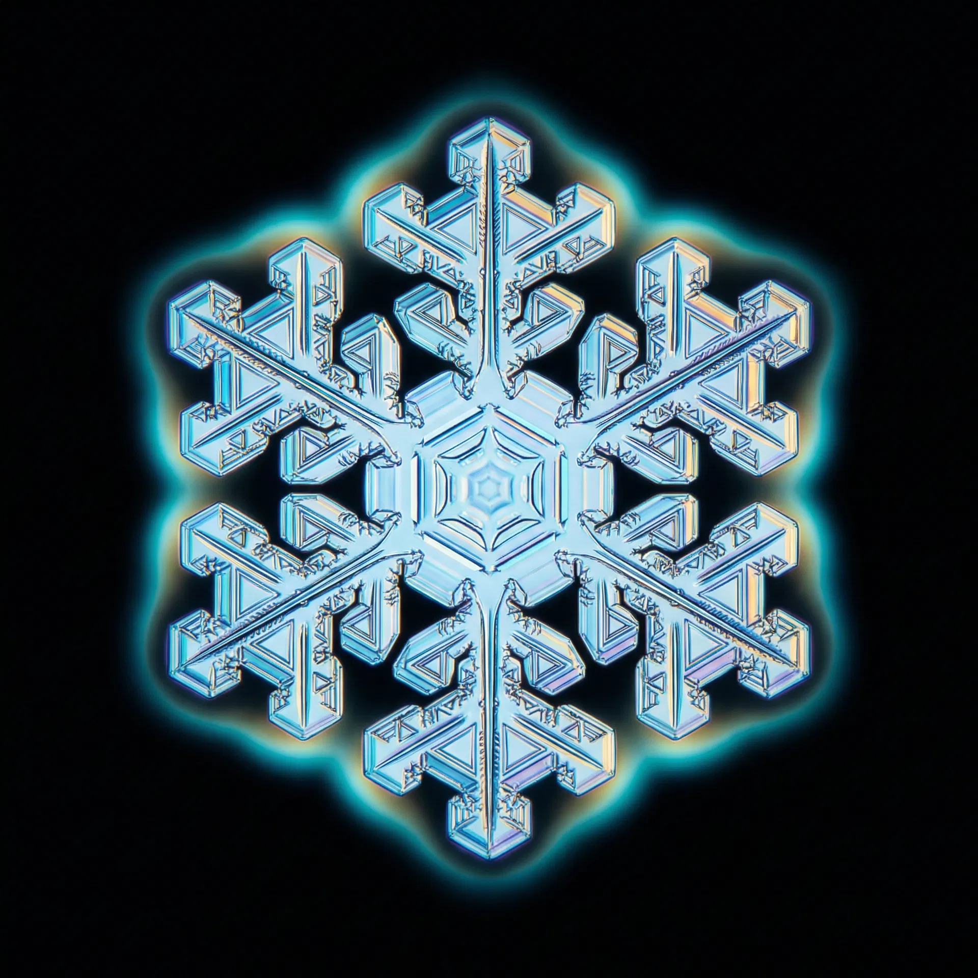 Water crystal structure — structured water