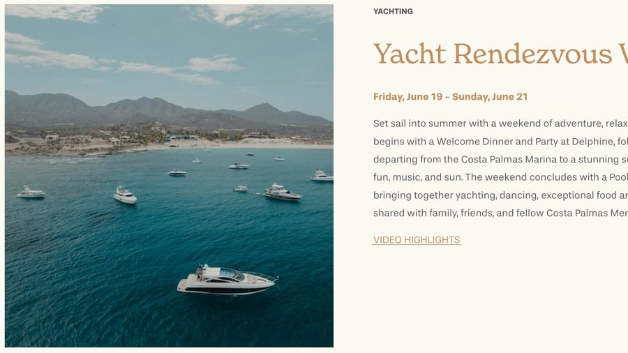 Yacht Rendezvous Weekend