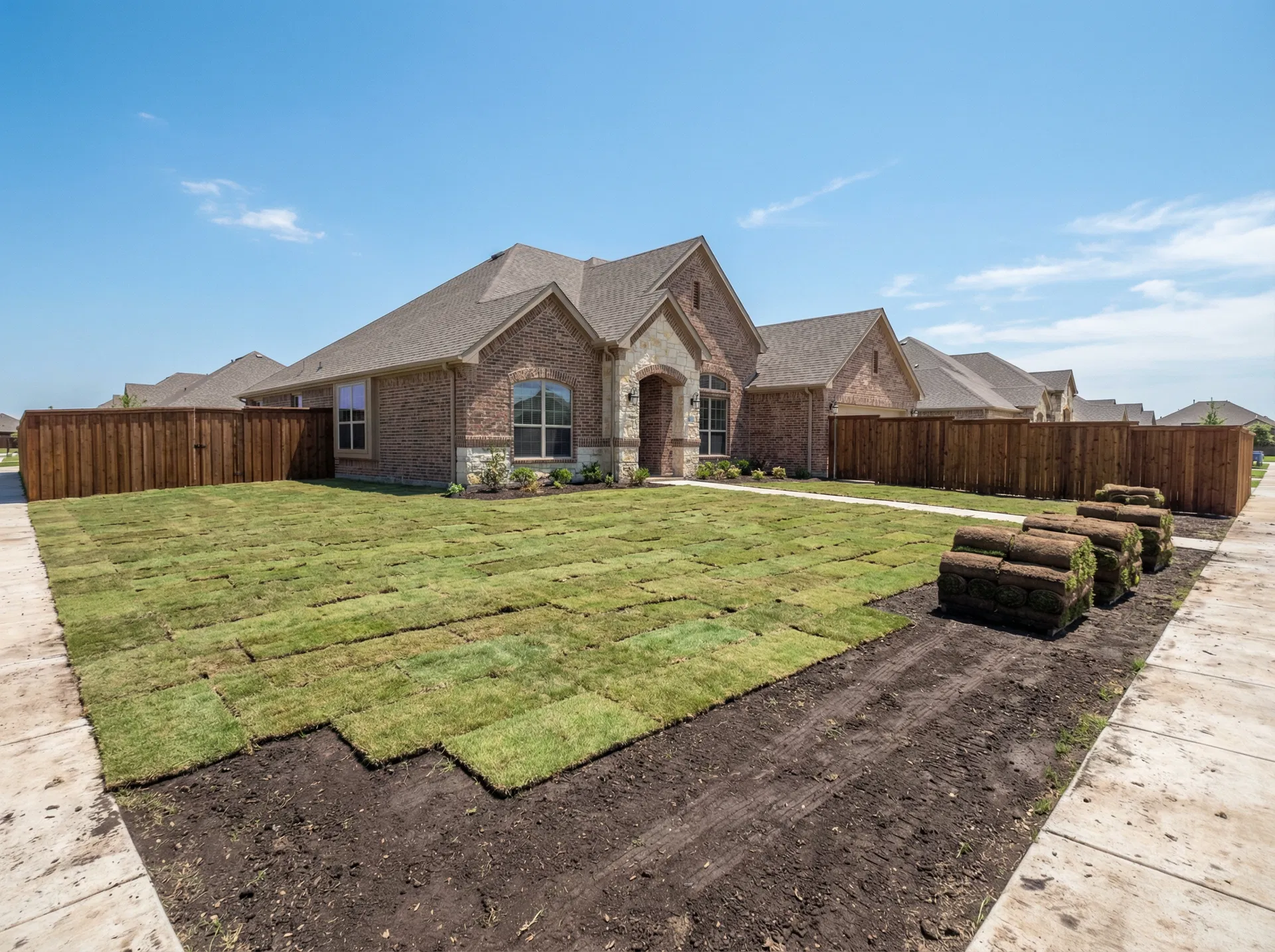 Lawn care work in Collin County 6