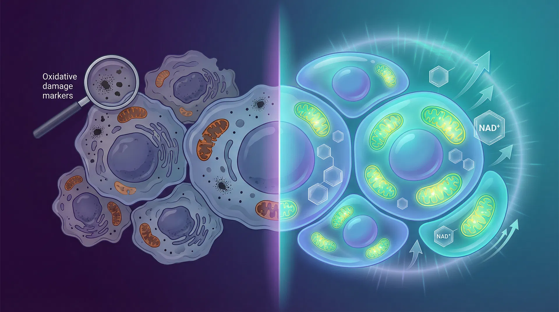 Cellular aging vs cellular renewal